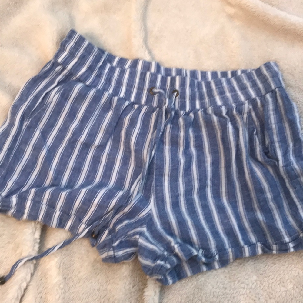 striped shorts